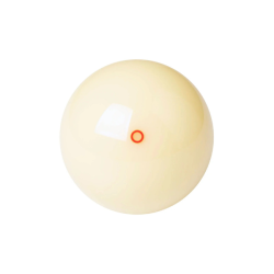 Super Aramith Spielball weiss mit rotem Kreis 57,2mm